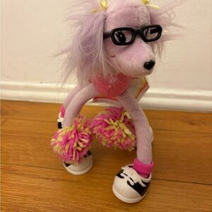 Official Barbie Mattel 2002 Poodle Dog Skates Cheerleading Pompon